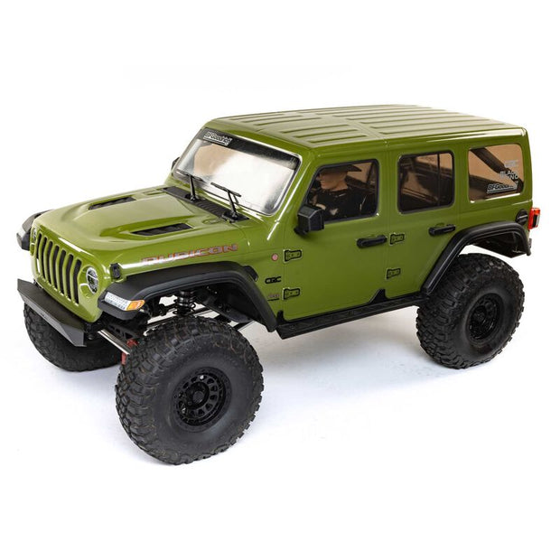 1/6 SCX6 Jeep JLU Wrangler 4WD Rock Crawler RTR: Green