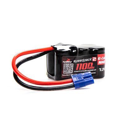 Speedpack2 7.2V 1100mAh 6C NiMH, 3+3, EC3