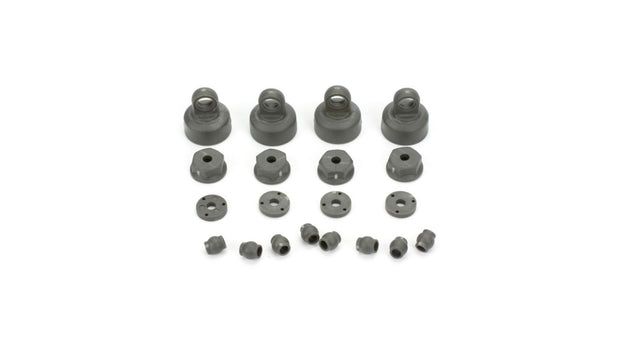 Shock Cap, Piston, Pivot Ball Set 1:10 2wd All