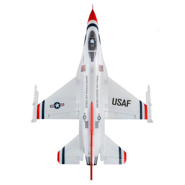 F-16 Thunderbirds 70mm EDF BNF Basic with AS3X and SAFE Select, 815mm