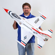 F-16 Thunderbirds 70mm EDF BNF Basic with AS3X and SAFE Select, 815mm