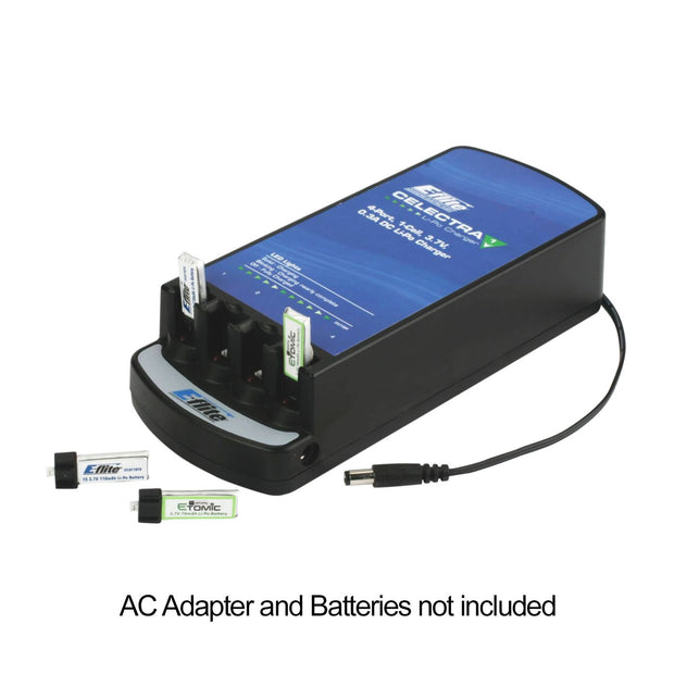 Celectra 4-Port 1S 3.7V 0.3A DC Li-Po Charger