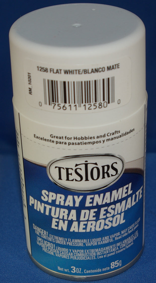 Testors 3oz Spray Enamel Flat White