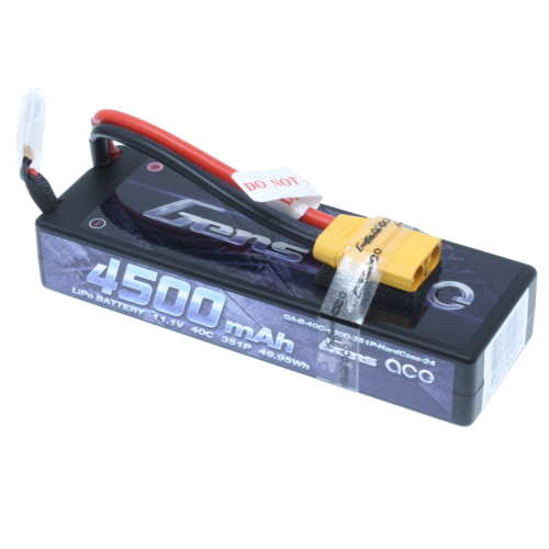 Gens ace 4500mAh 11.1V 40C 3S1P HardCase Lipo Battery