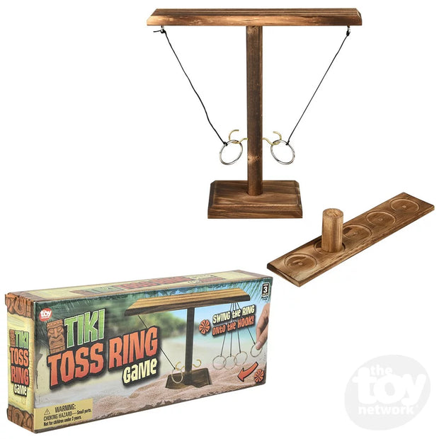 10" Tiki Toss Wooden Tabletop Game