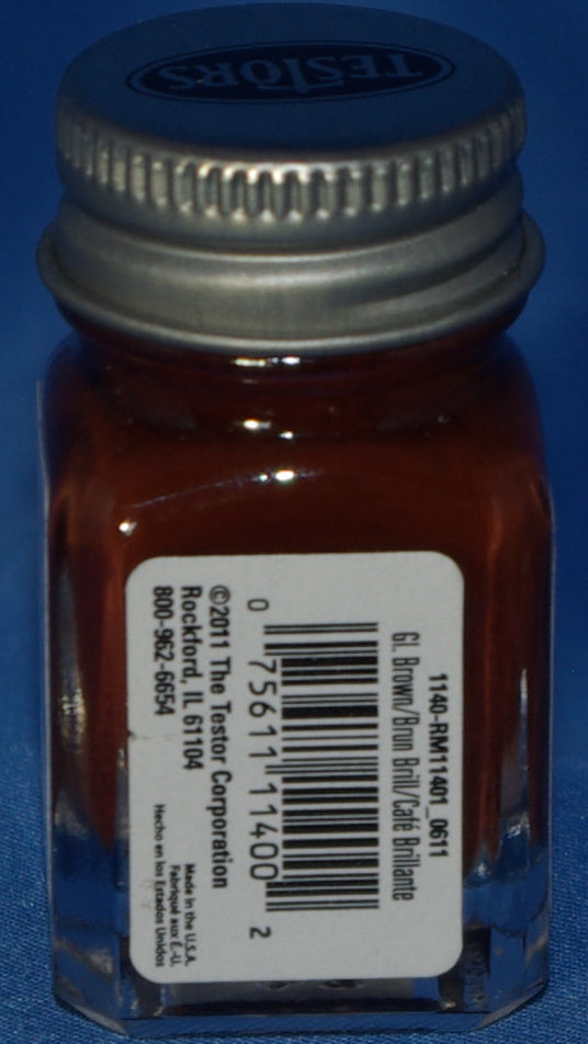 Testors 1/4 oz Paint Gloss Brown