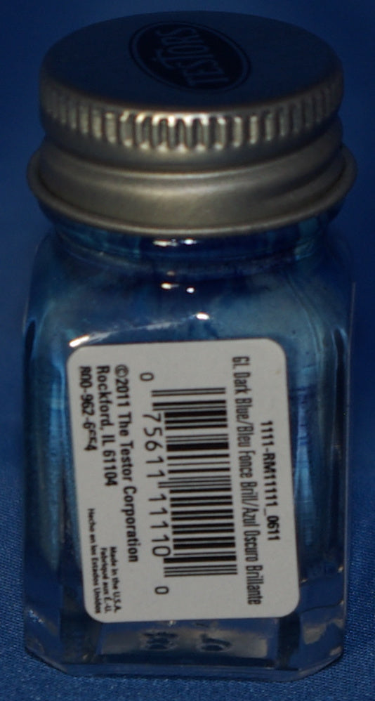 Testors 1/4 oz Paint Gloss Dark Blue