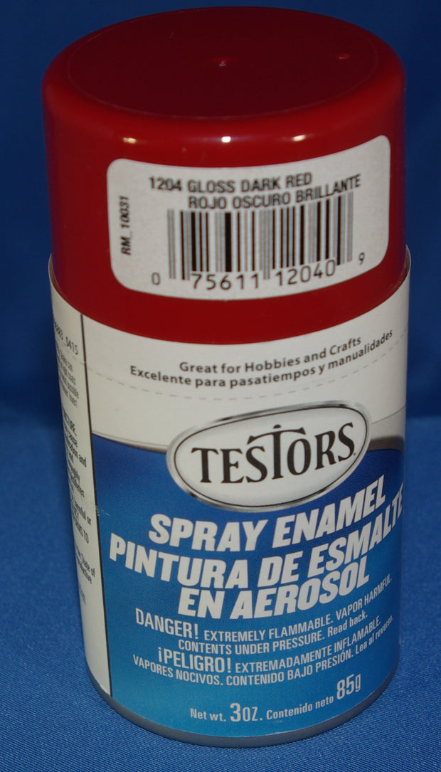 Testors 3oz Spray Enamel Gloss Red