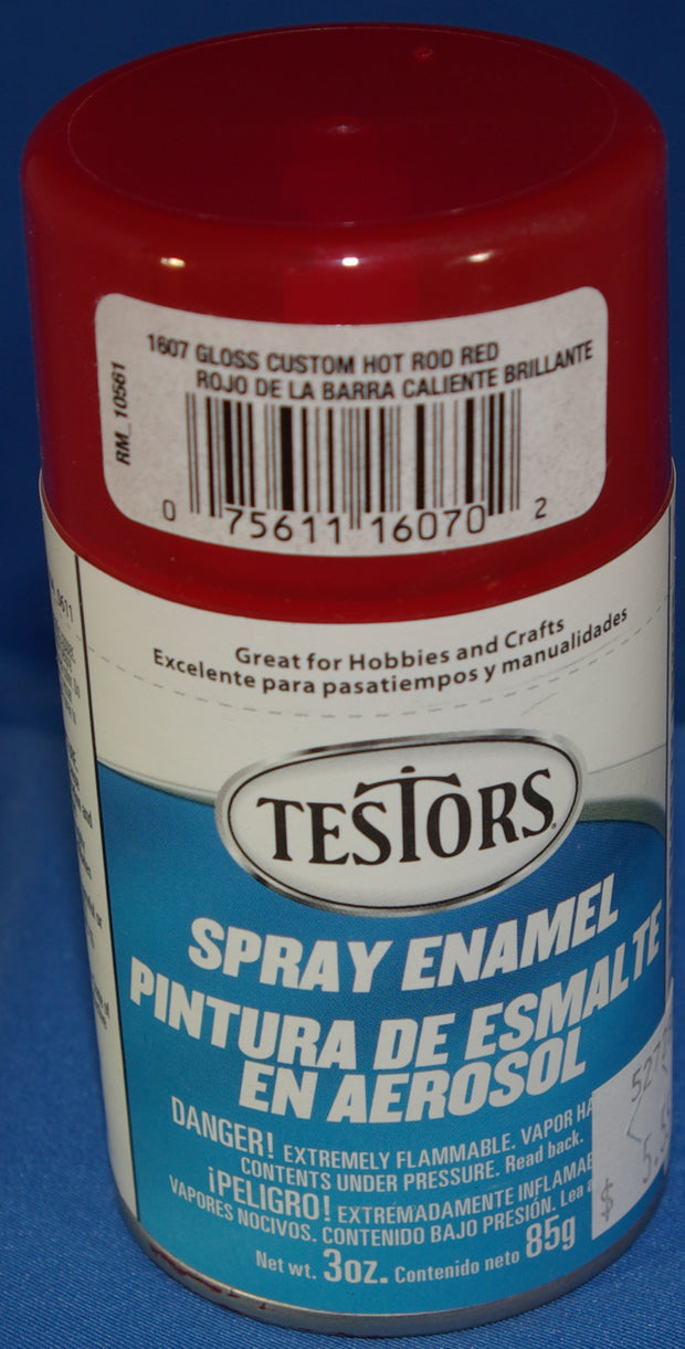 Testors 3oz Spray Enamel Gloss Hot Rod Red