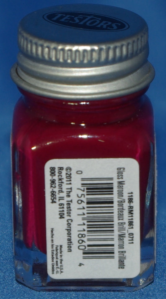 Testors 1/4 oz Paint Gloss Maroon