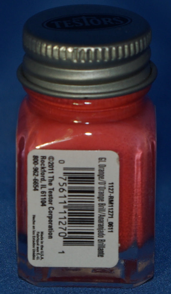 Testors 1/4 oz Paint Gloss Orange