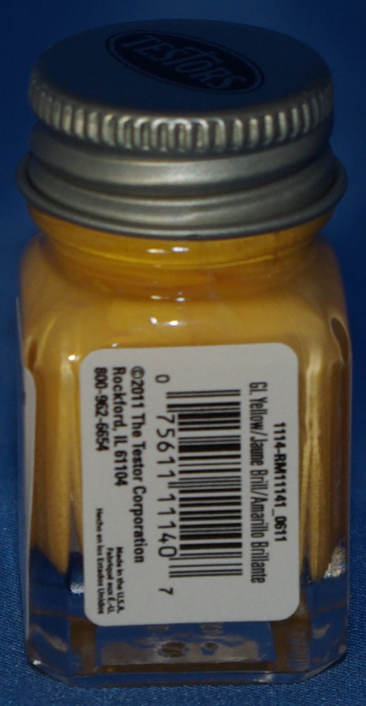 Testors 1/4 oz Paint Gloss Yellow