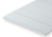 Styrene Sheet Car Siding HO  .040 1.0mm
