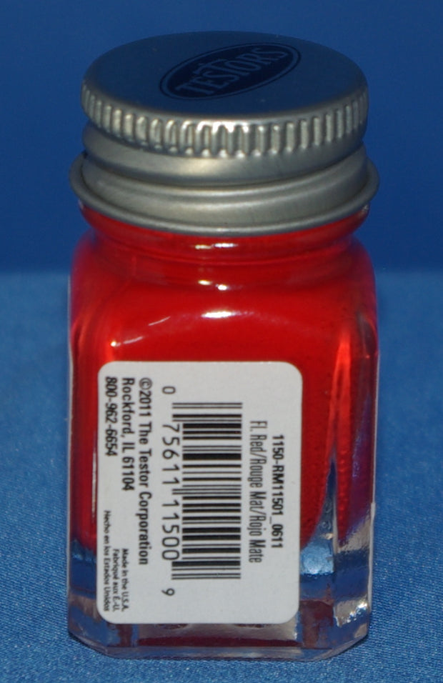 Testors 1/4 oz Paint Flat Red