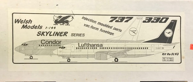 Welsh Models 1/144 scale Skyliner Series 737 300