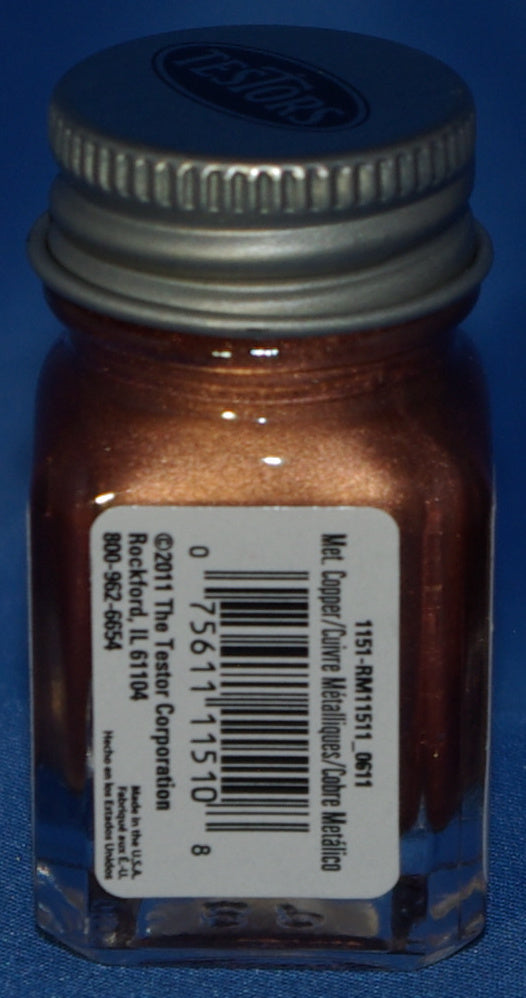 Testors 1/4 oz Paint Metallic  Copper