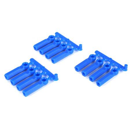 Long Shank Rod Ends (12) 4-40 Neon Blue