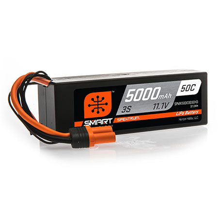 5000mAh 3S 11.1V 50C Smart LiPo Hardcase; IC3