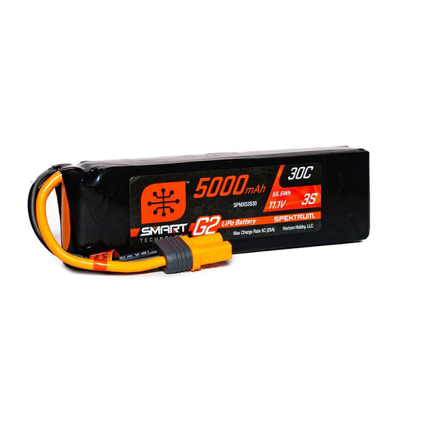 11.1V 5000mAh 3S 30C Smart G2 LiPo Battery: IC5