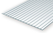 Styrene Metal Roofing 3/16" Spacing