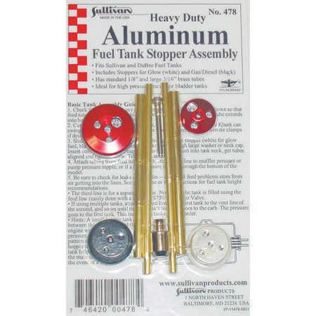 Heavy Duty Red Alum. Fuel Stopper Kit