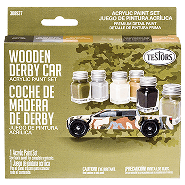 Testors .25 oz Acrylic Set Derby, Camo