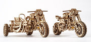 UGears Motorcycle Scrambler UGR-10 with sidecar