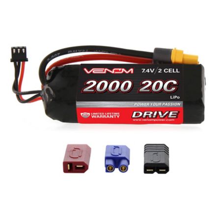 Lipo 2000 20C 7.4V (Short Pack)