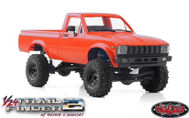 RC4WD 1/24 TRAIL FINDER 2 RTR W/ MOJAVE II HARD BODY SET (RED)