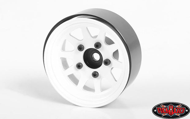 1.55 White Beadlock Wheel