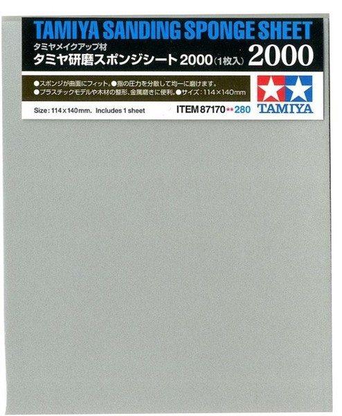 Tamiya 87170 Sanding Sponge Sheet 2000 Grit