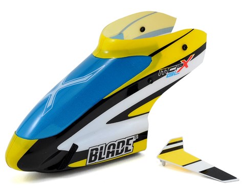 Blade Stock Blue/Yellow Canopy (mCP X BL)