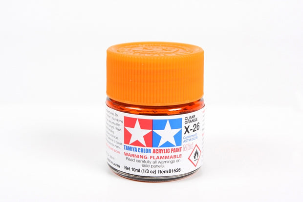 Tamiya Acrylic Paint 1/3oz. Clear Orange X26