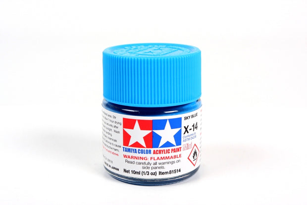 Tamiya Acrylic Paint 1/3oz. Sky Blue X14