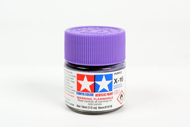 Tamiya Acrylic Paint 1/3oz. Purple X16