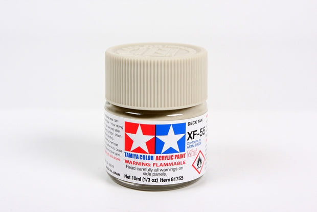 Tamiya Acrylic Paint 1/3oz. Deck Tan XF55