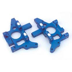 Aluminum Rear Bulkhead Set, Blue: T-Maxx, E-Maxx