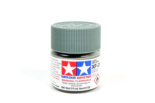 Tamiya Acrylic Paint 1/3oz. Light Sea Grey XF25