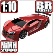 LIGHTNING EPX DRIFT 1/10 SCALE ON ROAD CAR (Metallic Red)