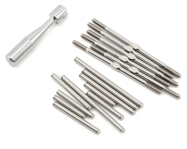 RC10T2/GT Titanium Turbnuckle & Hinge Pin Kit