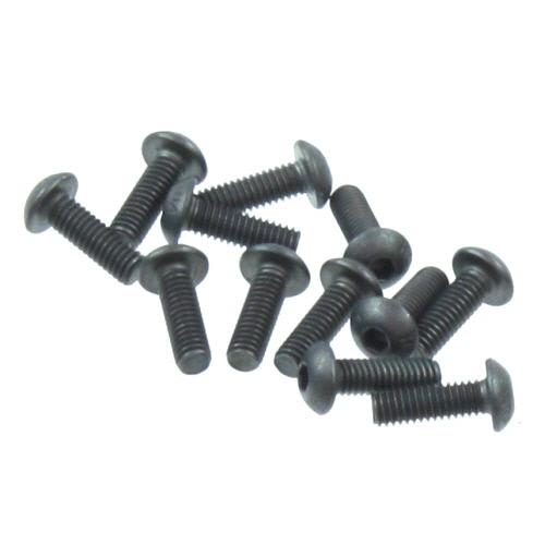 Button Head Machined Thread Hex Screw 4x12mm