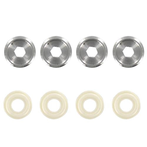 Pillow Ball Caps w/ Bushings (4pcs ea.)