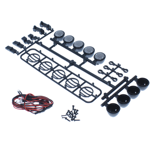 LED Crawler Light Bar Set(5 Spotlight)