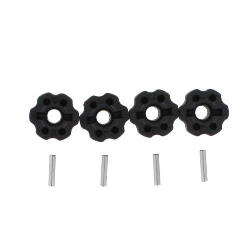 Plastic Wheel Hex w/ Pin (4pcs ea)