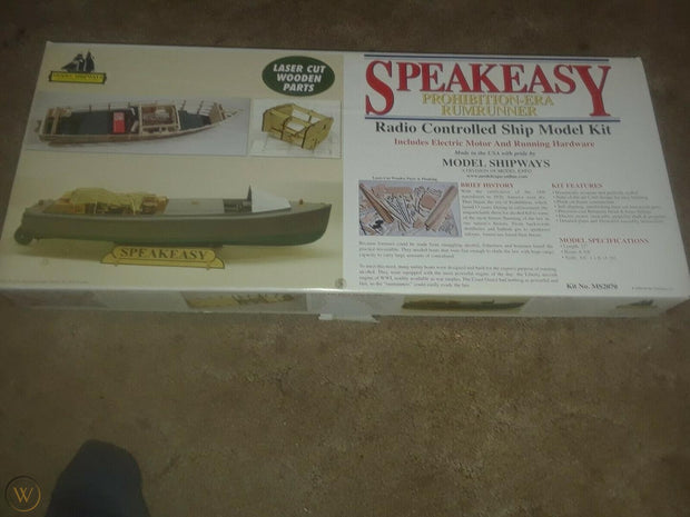 SPEAKEASY RUMRUNNER RC SHIP MODEL- 1:16 scale