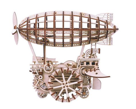 Mechanical Puzzle Steam Punk Blimp