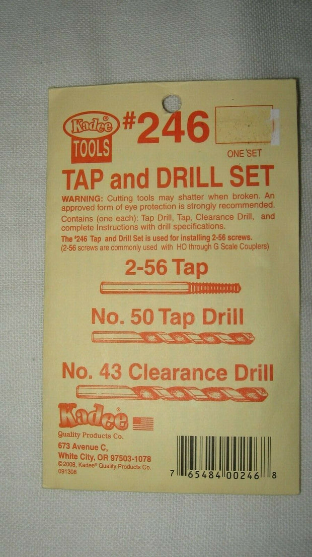 Kadee Tap & Drill Set