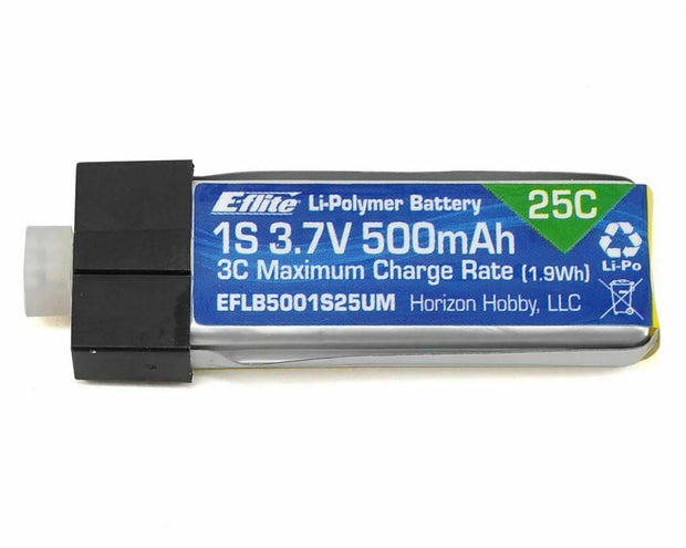 500 mAh 1 3.7V 25C LiPo  part number