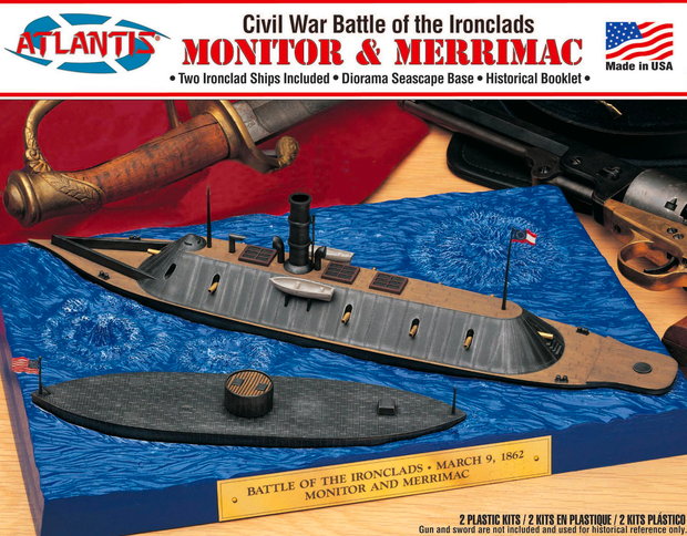 Civil War Battle of the Ironclads Monitor & Merrimac (civil war set)