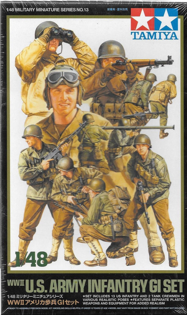 1/48 WWII US Army Infantry GI Set